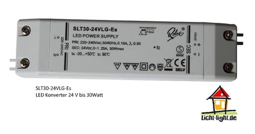 Rolux / Self SLT30-24VLG-Es LED Trafo 0 - 30W